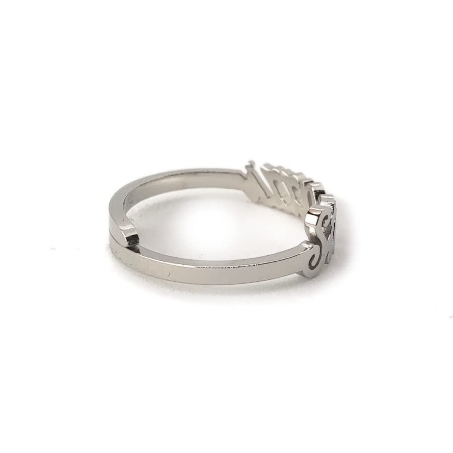 Habibi Jewels Anello da Donna in Acciaio con Scritta STICAZZI Regolabile Idea Regalo Festa della mamma Festa della donna compleanno Natale