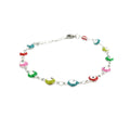 Habibi Jewels Bracciale con Occhio Greco Portafortuna da Donna in Acciaio Amuleto con Moschettone Regolabile Idea Regalo Festa della Mamma Compleanno Laurea