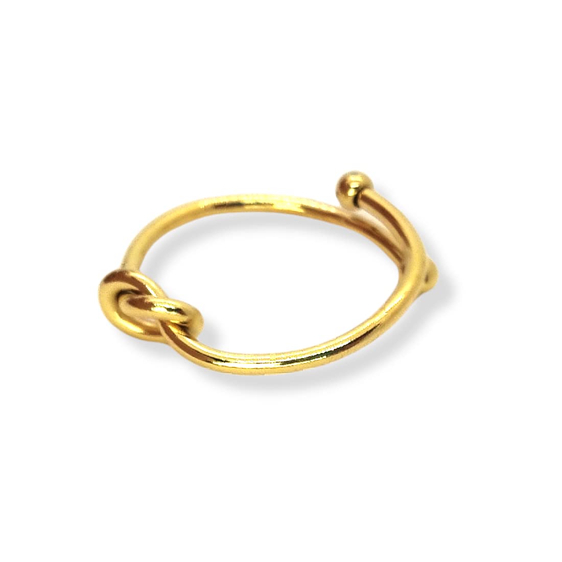 Anello con Nodo D'amore Color Oro Giallo
