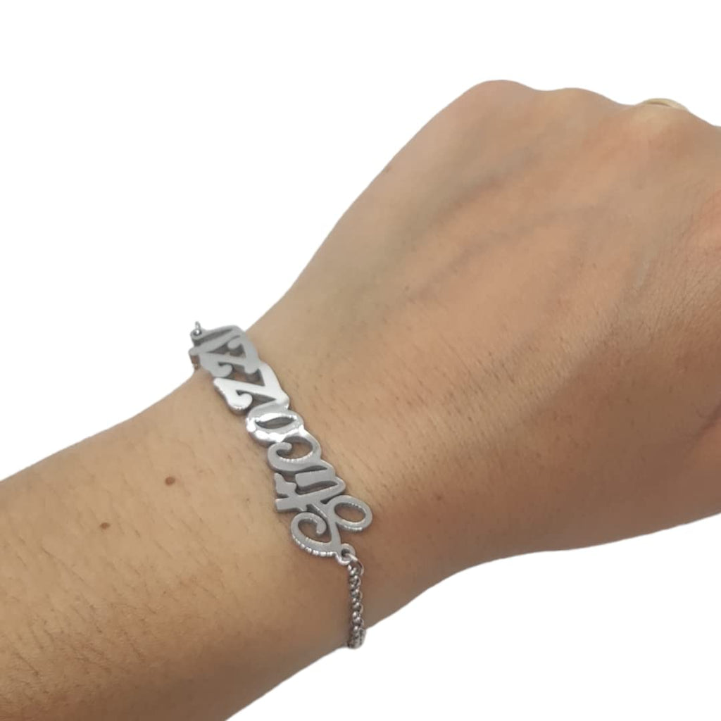 Bracciale in Acciaio con Scritta Sticazzi