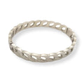 Habibi Jewels Bracciale Donna Acciaio Modello Rigido Color Acciaio Bracelet for Woman Braccialetto Idea Regalo Compleanno Natale Festa della Mamma