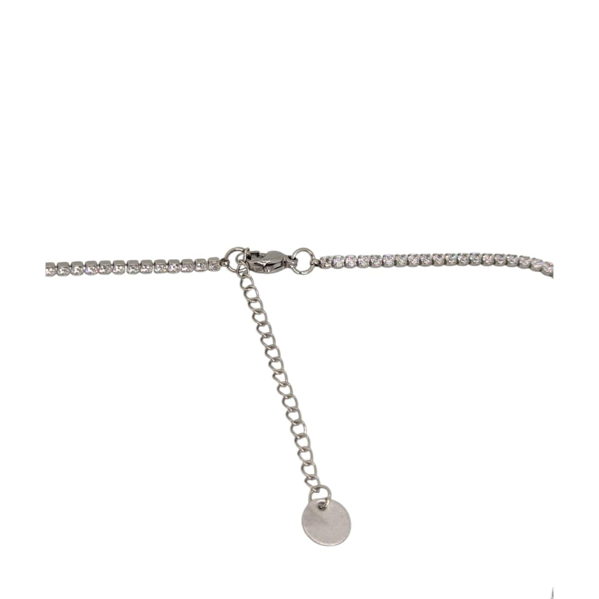 Habibi Jewels Collana Tennis da Donna in Acciaio Tempestata di Brillantini Modello a Y Ideale per Occasioni Speciali Idea Regalo Ragazza Compleanno Festa della Mamma Natale