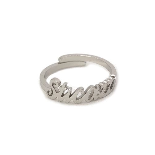 Anello con Scritta STICAZZI Silver
