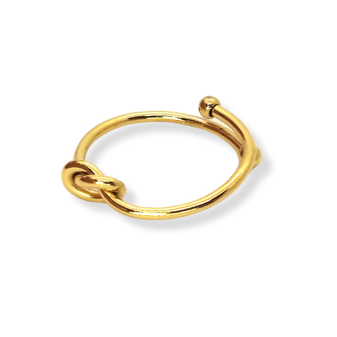 Anello con Nodo D'amore Color Oro Giallo