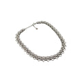 Habibi Jewels Collana da Donna in Acciaio Silver Modello Catena Intrecciata Regolabile Ideale per Occasioni Speciali Idea Regalo Ragazza Compleanno Festa della Mamma Natale