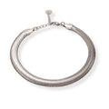 Habibi Jewels Bracciale Piatto Uomo in Acciaio Modello Snake 6 mm Piattina Catena Regolabile Piattina Braccialetto Bracelet for man Idea Regalo Festa del Papà Compleanno Onomastico Natale