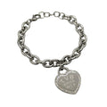 Habibi Jewels Bracciale da Donna in Acciaio con Cuore Scritta Frase TVB AMICA MIA Zirconi Catena a Maglia Larga Braccialetto Compleanno Laurea Onomastico Festa della Mamma Festa della Donna Amicizia