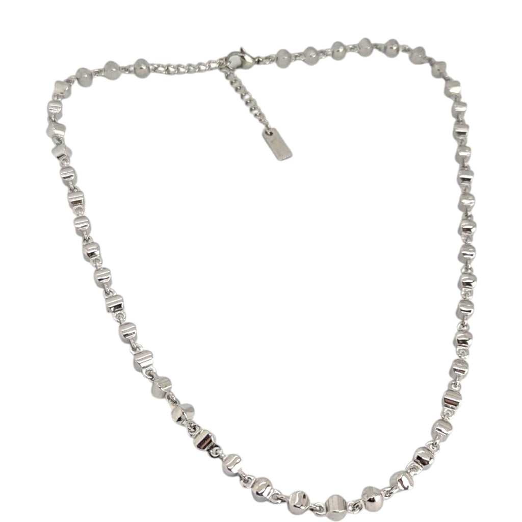 Habibi Jewels Collana da Donna in Acciaio Modello Catena con Sfere Schiacciate Ideale per Occasioni Speciali Idea Regalo Ragazza Compleanno Festa della Mamma Natale