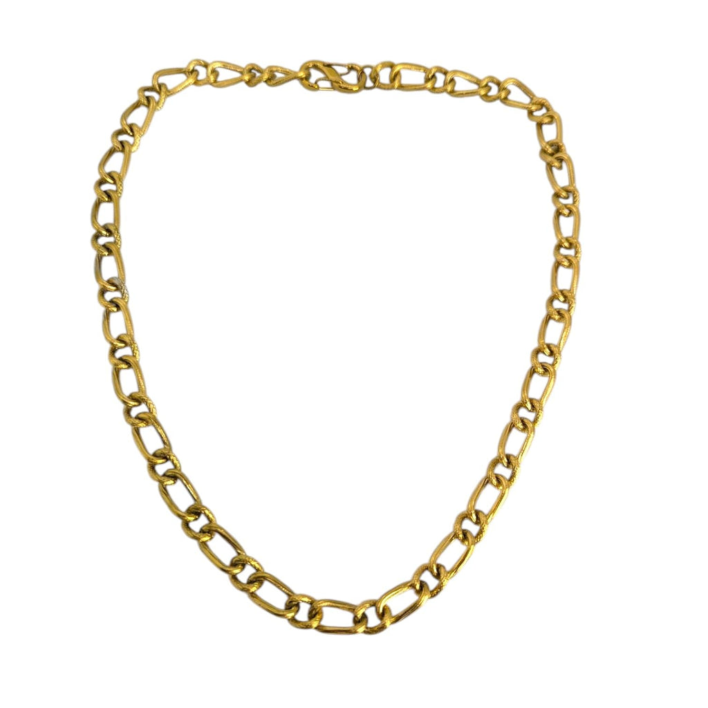 Habibi Jewels Collana da Donna in Acciaio Gold Modello Catena Groumette a Maglia Ovale Ideale per Occasioni Speciali Idea Regalo Ragazza Compleanno Festa della Mamma Natale