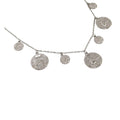 Habibi Jewels Collana da Donna in Acciaio Silver con Monete Portafortuna Ideale per Occasioni Speciali Idea Regalo Ragazza Compleanno Festa della Mamma Natale