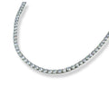 Habibi Jewels Collana Tennis Girocollo da Donna in Acciaio con Strass Bianchi Chiusura a Moschettone Lunghezza Regolabile Compleanno Festa della Mamma Natale Onomastico Festa della Donna