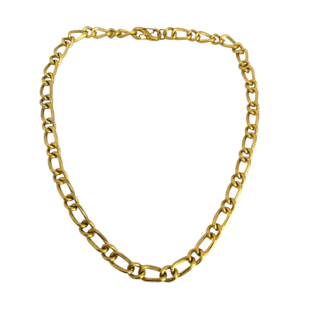 Habibi Jewels Collana da Donna in Acciaio Gold Modello Catena Groumette a Maglia Ovale Ideale per Occasioni Speciali Idea Regalo Ragazza Compleanno Festa della Mamma Natale