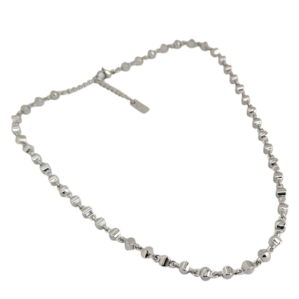 Habibi Jewels Collana da Donna in Acciaio Modello Catena con Sfere Schiacciate Ideale per Occasioni Speciali Idea Regalo Ragazza Compleanno Festa della Mamma Natale