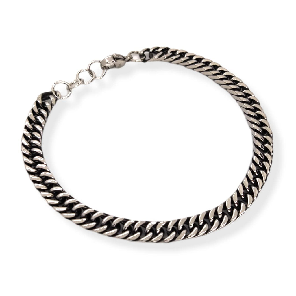 Habibi Jewels Bracciale Catena Moto da Uomo in Acciaio Modello 6 mm Braccialetto Idea Regalo Festa del Papà Compleanno Laurea