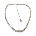 Habibi Jewels Collana da Donna in Acciaio Modello Girocollo Tennis con Cristalli Punti Luce Decrescenti Ideale per Occasioni Speciali Idea Regalo Ragazza Compleanno Festa della Mamma Natale