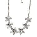 Habibi Jewels Collana da Donna in Acciaio Silver con Fiori Regolabile Ideale per Occasioni Speciali Idea Regalo Ragazza Compleanno Festa della Mamma Natale