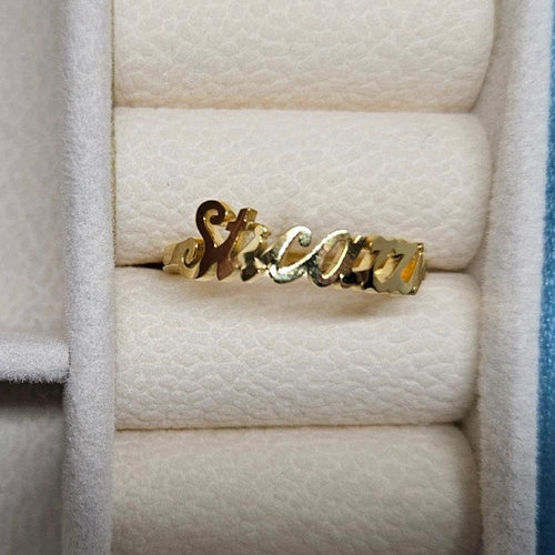 Anello con Scritta STICAZZI Gold
